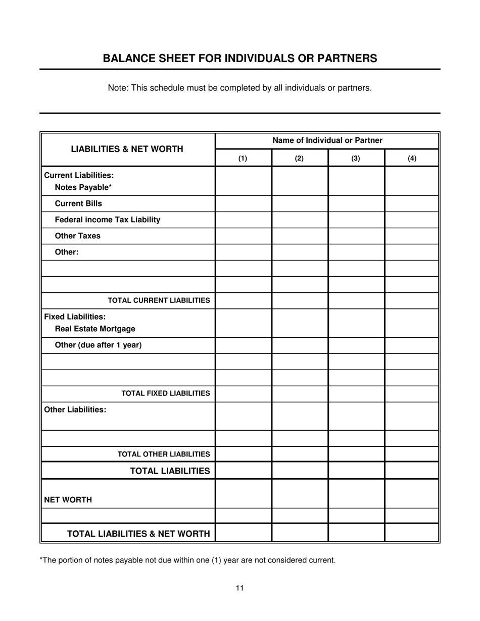 Contractors Statement of Experience and Financial Condition - City of Chicago, Illinois, Page 18