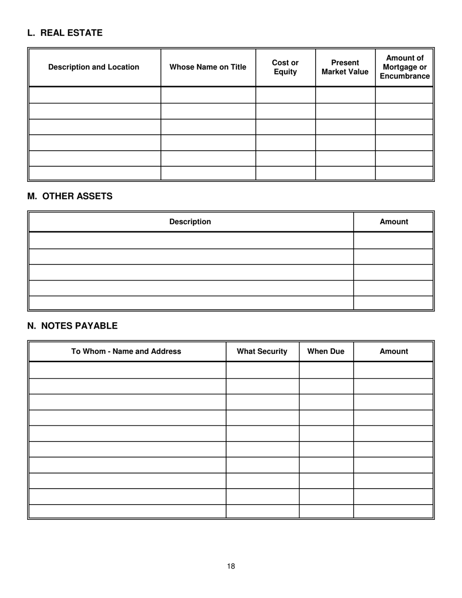 Contractors Statement of Experience and Financial Condition - City of Chicago, Illinois, Page 25