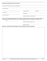 Form G-64 Application of Non-resident Attorney to Appear in a Specific Case Pro Hac Vice - California, Page 3