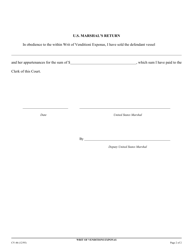 Form CV-46 Writ of Venditioni Exponas - California, Page 2