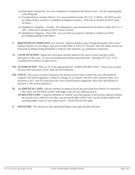 Instructions for Form CV-71A Civil Cover Sheet - California, Page 2