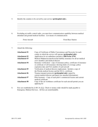 DH Form 1575 Air Ambulance Service License Application - Emergency Medical Services Program - Florida, Page 5