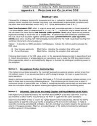 Appendix B Procedure for Calculating Deep Dose Equivalent (Dde) - Florida, Page 2