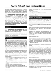 Instructions for Form OR-40, 150-101-040 Oregon Individual Income Tax Return for Full-Year Residents - Oregon, Page 13