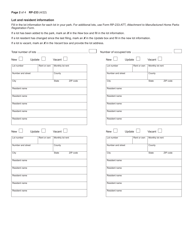 Form RP-233 Manufactured Home Parks Registration Form - New York, Page 2