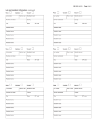 Form RP-233 Manufactured Home Parks Registration Form - New York, Page 3