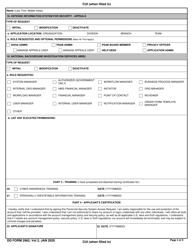 DD Form 2962 Personnel Security System Access Request (Pssar) Defense Counterintelligence and Security Agency (Dcsa) Volume 2, Page 3