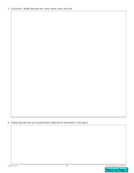 Form P-626 Wisconsin Tax Information Referral Form - Wisconsin, Page 2