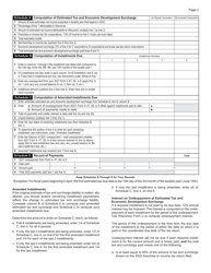 Instructions for Form CORP-ES Wisconsin Corporation Estimated Tax Voucher - Wisconsin, Page 2