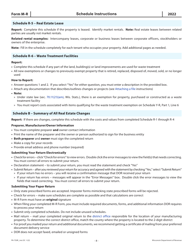 Instructions for Form M-R, PA-750R Wisconsin Manufacturing Real Estate Return - Wisconsin, Page 8