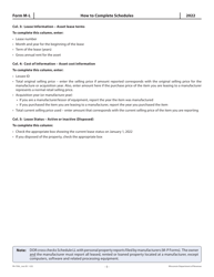 Instructions for Form M-L, PA-750L Wisconsin Leased, Rented or Loaned Personal Property Return - Wisconsin, Page 5