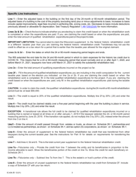 Instructions for Form IC-034 Schedule HR Wisconsin Historic Rehabilitation Credits - Wisconsin, Page 3