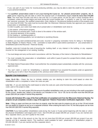 Instructions for Form IC-034 Schedule HR Wisconsin Historic Rehabilitation Credits - Wisconsin, Page 5