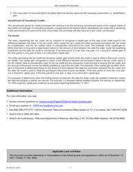 Instructions for Form IC-034 Schedule HR Wisconsin Historic Rehabilitation Credits - Wisconsin, Page 7