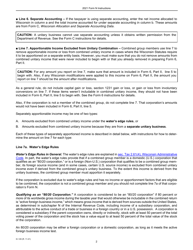 Instructions for Form N, IC-045 Wisconsin Nonapportionable, Separately Accounted, and Separately Apportioned Income - Wisconsin, Page 2