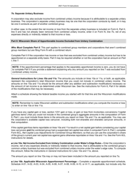 Instructions for Form N, IC-045 Wisconsin Nonapportionable, Separately Accounted, and Separately Apportioned Income - Wisconsin, Page 4