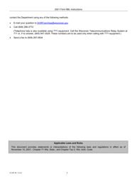 Instructions for Form 6BL, IC-247 Wisconsin Net Business Loss Carryforward for Combined Group Members - Wisconsin, Page 4