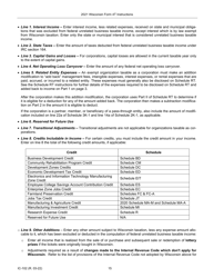 Instructions for Form 4T, IC-002 Wisconsin Exempt Organization Business Franchise or Income Tax Return - Wisconsin, Page 15
