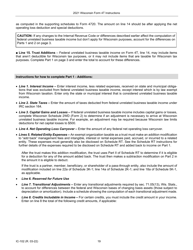 Instructions for Form 4T, IC-002 Wisconsin Exempt Organization Business Franchise or Income Tax Return - Wisconsin, Page 19