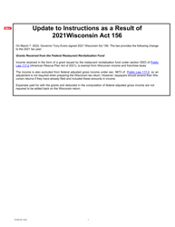 Document preview: Instructions for Form 6I, IC-402 Wisconsin Adjustment for Insurance Companies - Wisconsin