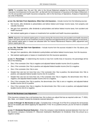 Instructions for Form IC-020C Schedule 4I Wisconsin Adjustments for Insurance Companies - Wisconsin, Page 2