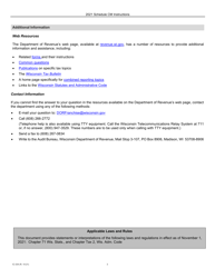 Instructions for Form IC-234 Schedule CM Community Rehabilitation Program Credit - Wisconsin, Page 3