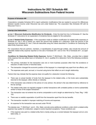 Instructions for Form IC-024 Schedule 4W Wisconsin Subtractions From Federal Income - Wisconsin, Page 2