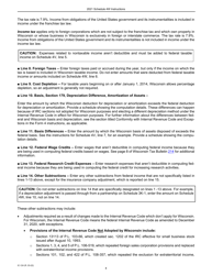 Instructions for Form IC-024 Schedule 4W Wisconsin Subtractions From Federal Income - Wisconsin, Page 4