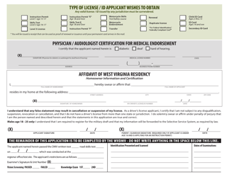 Form DMV-DS-23P Application for a Driver's License or Identification Card - West Virginia, Page 2
