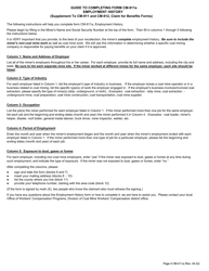 Form CM-911A Employment History, Page 4
