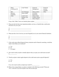 Sample Membership Survey, Page 3
