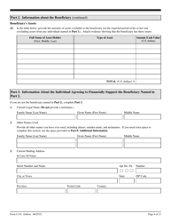 USCIS Form I-134 Declaration of Financial Support, Page 4