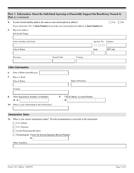 USCIS Form I-134 Declaration of Financial Support, Page 5