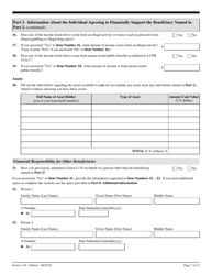 USCIS Form I-134 Declaration of Financial Support, Page 7