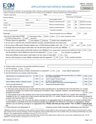 Form EIB10-02 Application for Express Insurance