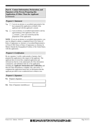 USCIS Form I-212 Application for Permission to Reapply for Admission Into the United States After Deportation or Removal, Page 10