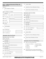 USCIS Form I-212 Application for Permission to Reapply for Admission Into the United States After Deportation or Removal, Page 6