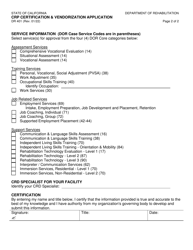 Form DR401 Crp Certification &amp; Vendorization Application - California, Page 2