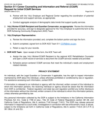 Form DR397R &quot;Section 511 Career Counseling and Information and Referral (Cc&amp;ir) Request for Initial Cc&amp;ir Services&quot; - California, Page 3
