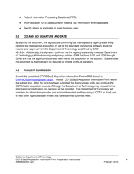 Instructions for Form SIMM22B Cots/Saas Acquisition Information Form - California, Page 5