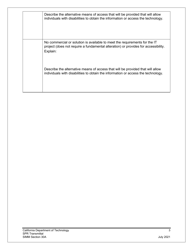 Form SIMM30A Special Project Report Executive Approval Transmittal - California, Page 3