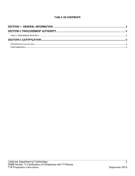 Instructions for Form SIMM71B Certification of Compliance With It Policies - California, Page 2