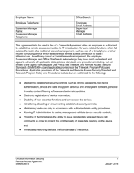 Form SIMM5360-B Remote Access Agreement - California, Page 3