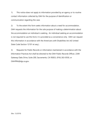 Form DGS OAH20 School District Request to Set Teacher Dismissal Case - California, Page 6