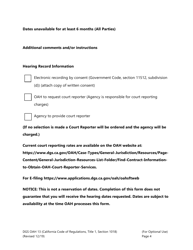 Form DGS OAH13 State Agency Request to Set - California, Page 4