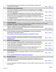 Form DS5305-8-F Data Exchange Security Questionnaire Form - California, Page 3