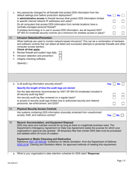 Form DS5305-8-F Data Exchange Security Questionnaire Form - California, Page 4