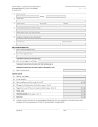 Document preview: Form DS1897B In-home Respite Cost Statement - California