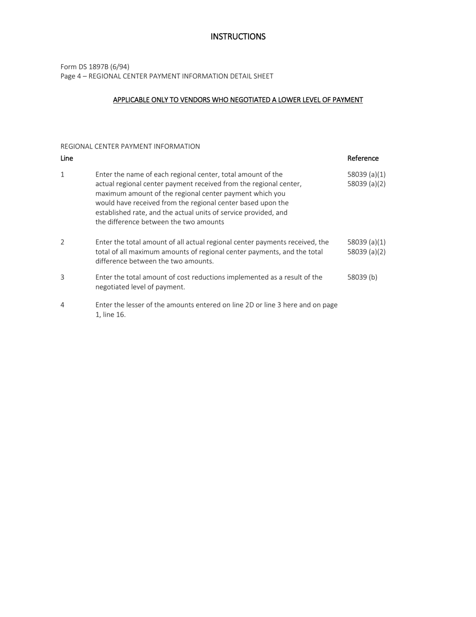 Form DS1897B In-home Respite Cost Statement - California, Page 8