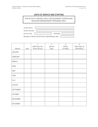 Form DS1897 Community-Based Day Program Cost Statement - California, Page 2